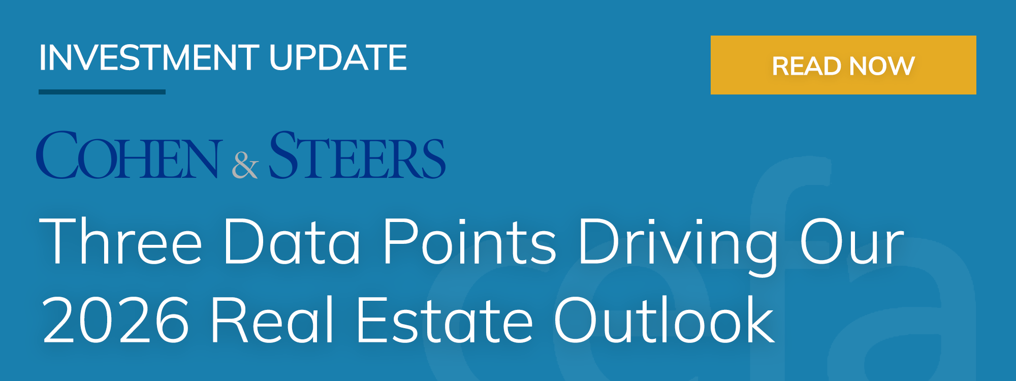 Cohen & Steers Investment Update